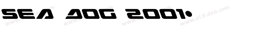 Sea Dog 2001字体转换